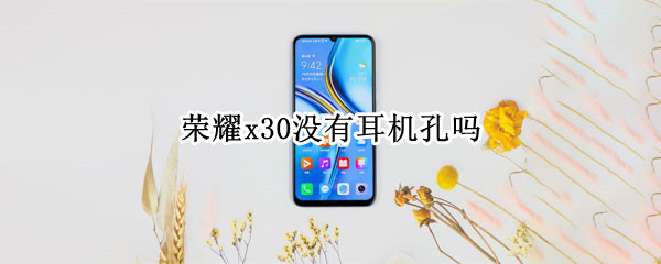 荣耀x30没有耳机孔吗
