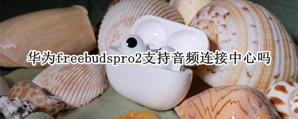 华为freebudspro2支持音频连接中心吗
