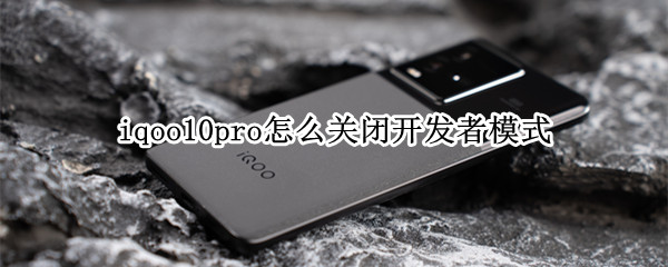 iqoo10pro怎么关闭开发者模式