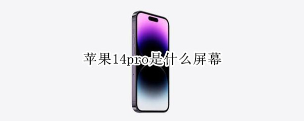 苹果14pro是什么屏幕