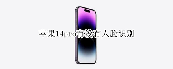苹果14pro有没有人脸识别