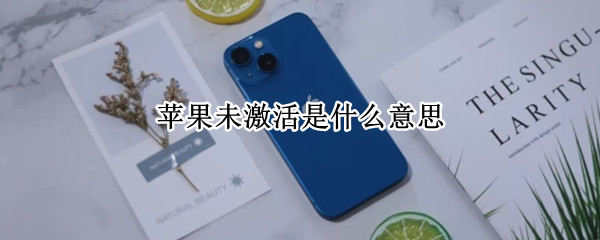 苹果未激活是什么意思