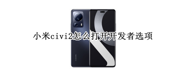 小米civi2怎么打开开发者选项