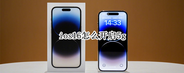 ios16怎么开启5g
