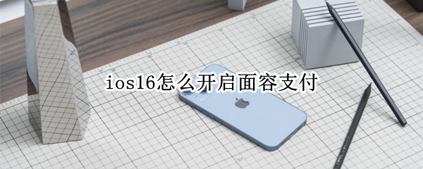 ios16怎么开启面容支付