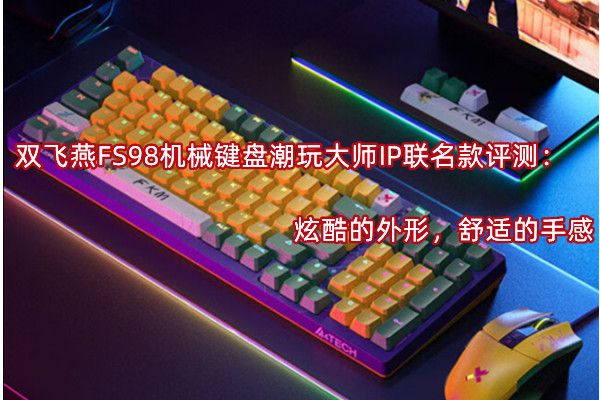 双飞燕FS98机械键盘潮玩大师IP联名款评测：炫酷的外形，舒适的手感