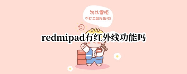 redmipad有红外线功能吗