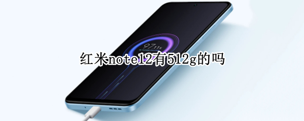 红米note12有512g的吗