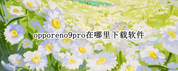 opporeno9pro在哪里下载软件