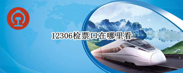 12306检票口在哪里看