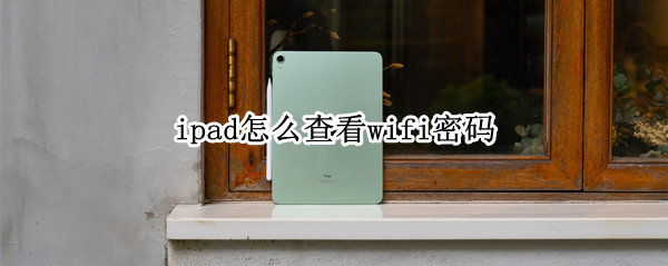 ipad怎么查看wifi密码