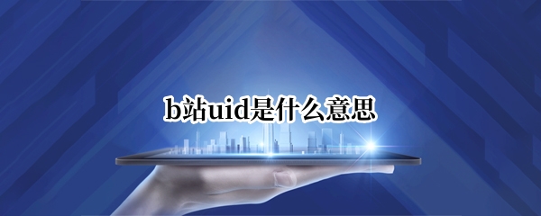 b站uid是什么意思