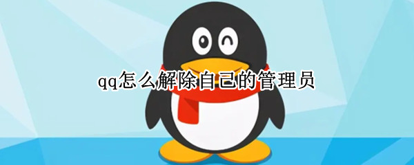 qq怎么解除自己的管理员