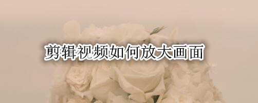 剪辑视频如何放大画面