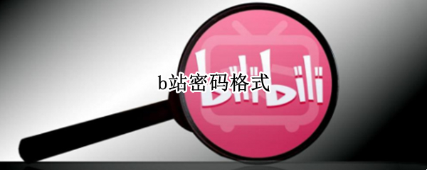 b站密码格式