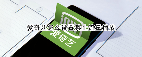 爱奇艺怎么设置禁止流量播放