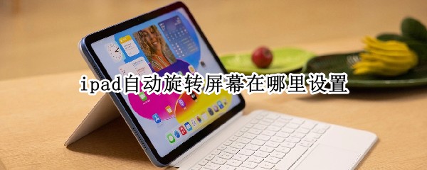 ipad自动旋转屏幕在哪里设置
