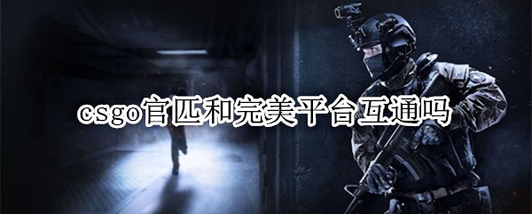 csgo官匹和完美平台互通吗
